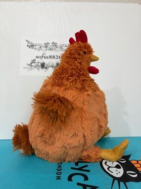 AUTHENTIC❗️Jellycat Cecile chicken- New Edition NWT- Dust Bag